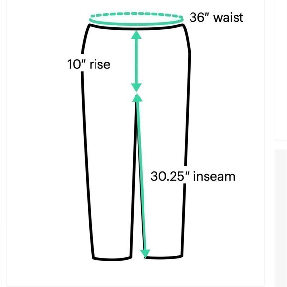 Two by Vince Camuto Black Casual Pants Size L - Picture 3 of 3